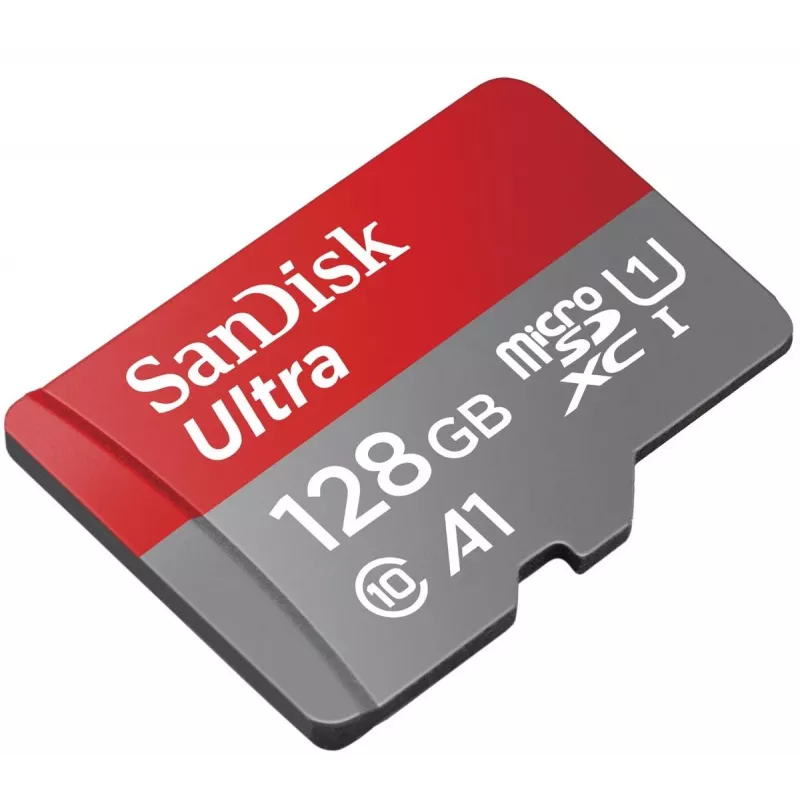 WESTERN DIGITAL SanDisk Ultra micro SDXC 128GB pluss SD-adapter 140MB/s A1 Class 10 UHS-I – fotopakend