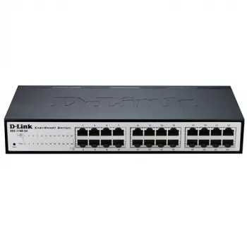 D-Link DGS-1100-24V2 hallatav L2 Gigabit Ethernet (10/100/1000) 1U must, hall