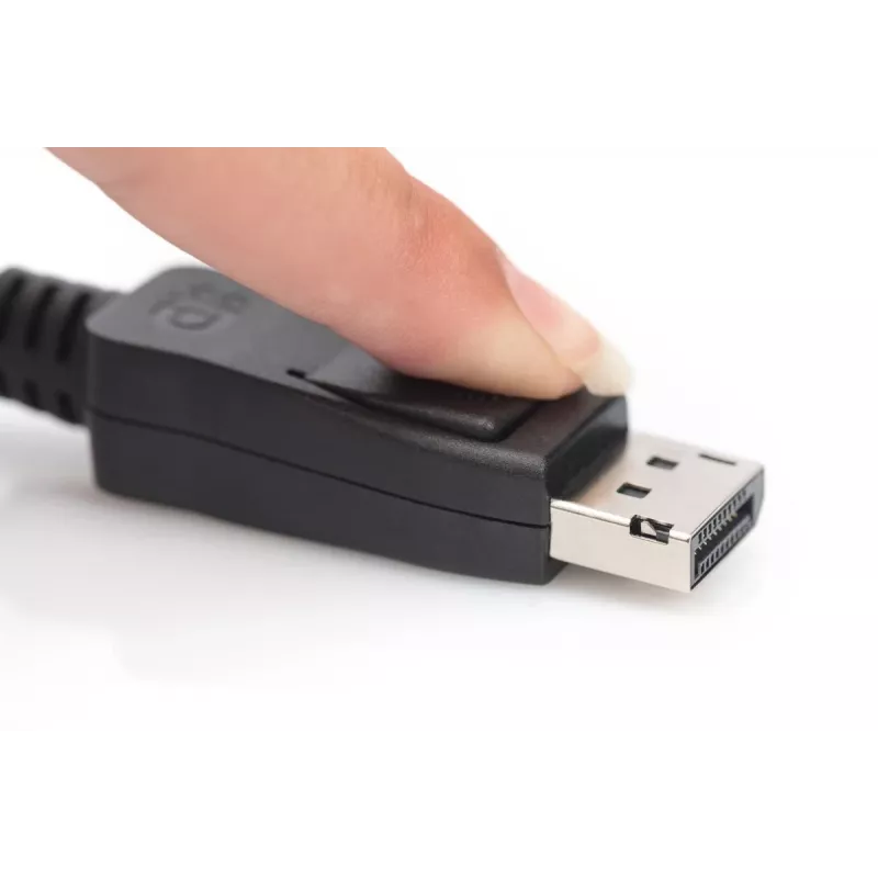 DIGITUS DisplayPort kaabel, M/M, 1m Ultra HD 8K, Vers. 1.3/1.4, standard