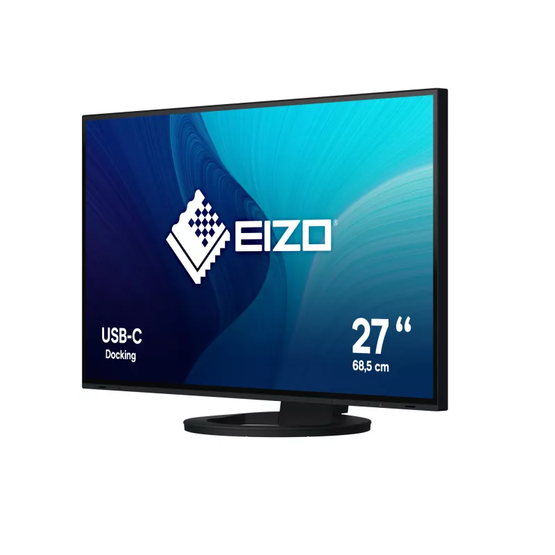 EIZO FlexScan EV2781-BK arvutimonitor 68,6 cm (27 tolli) 2560 x 1440 pikslit Quad HD LCD must
