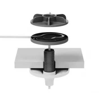 Riputusklamber Logitech Mic Pod Pendant Mount, Laius 145 mm, Kõrgus 56 mm
