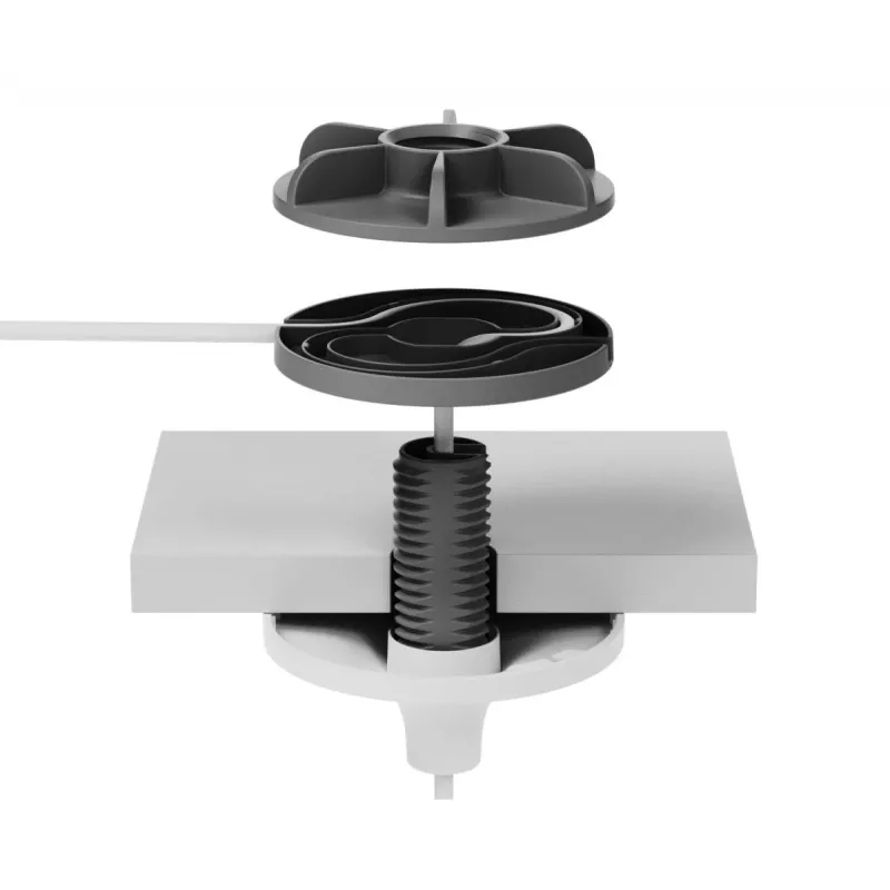 Riputusklamber Logitech Mic Pod Pendant Mount, Laius 145 mm, Kõrgus 56 mm