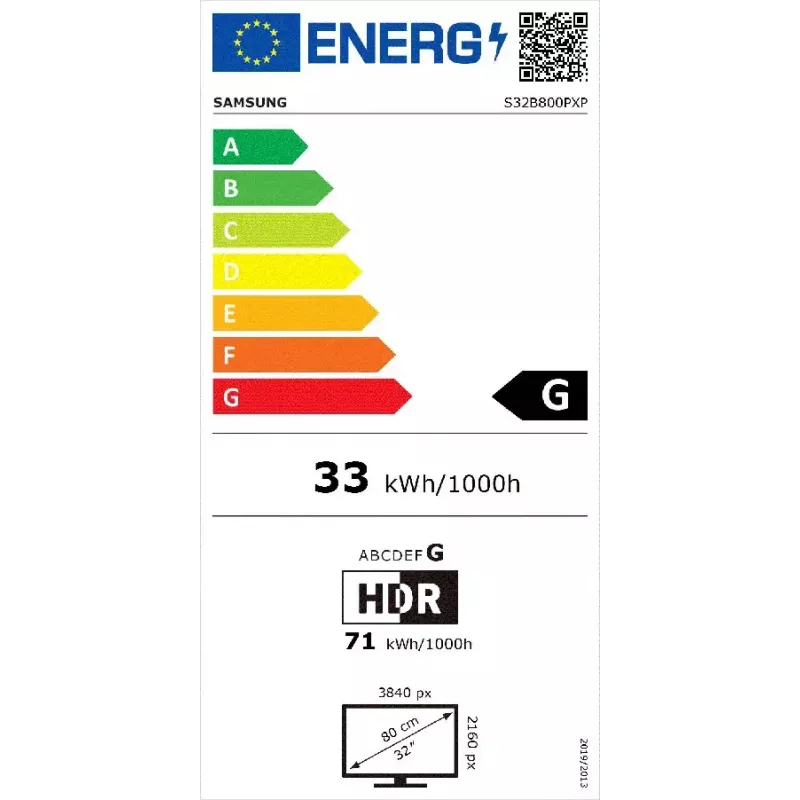 Monitor Samsung S80PB 32 tolli 4K Ultra HD LED IPS 3840 x 2160, 5 ms, 178° vaatenurk, USB-hub, VESA, kõrguse reguleerimine