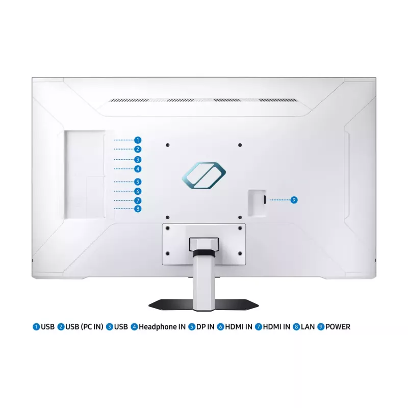 Samsung S43CG700NU arvutimonitor 109,2 cm (43 tolli) 3840 x 2160 pikslit 4K Ultra HD LED must, valge