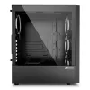 PC-korpus Sharkoon RGB Wave Lauaarvuti Must
