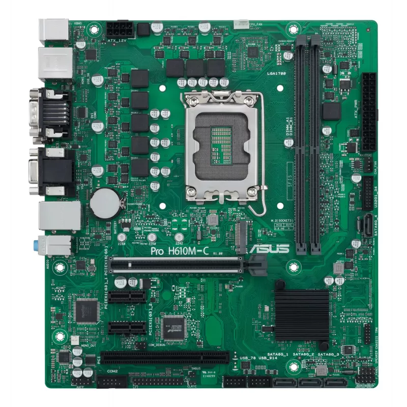 Emaplaat ASUS Pro H610M-C-CSM Intel H610 LGA 1700 micro ATX