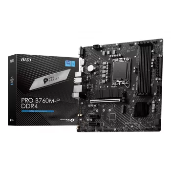 MSI PRO B760M-P DDR4 emaplaat Intel B760 LGA 1700 micro ATX