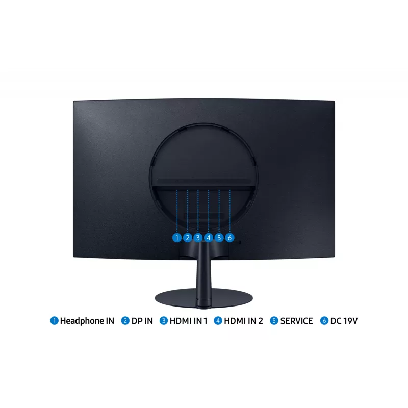Samsung S39C arvutikuvar 68,6 cm (27 tolli) 1920 x 1080 pikslit Full HD LED Must