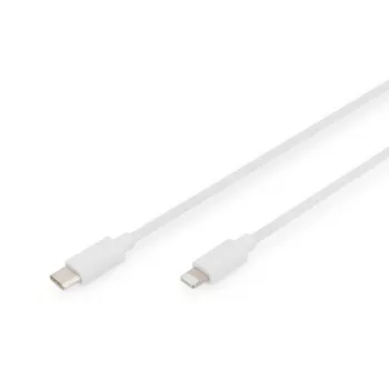 Laadimiskaabel USB-C - Lightning Digitus Data DB-600109-010-W