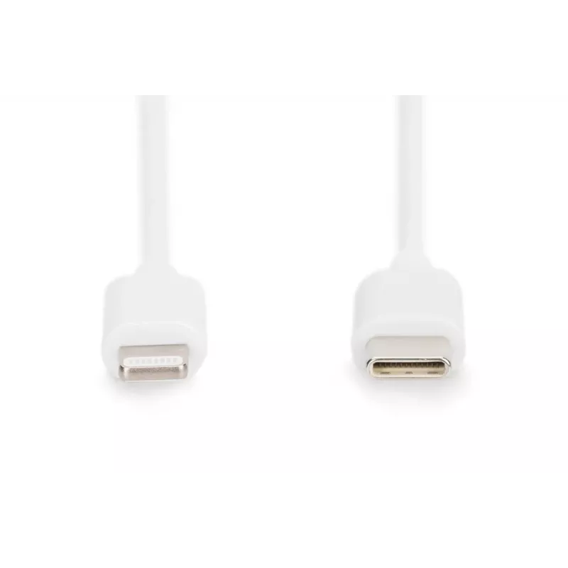 Laadimiskaabel USB-C - Lightning Digitus Data DB-600109-010-W