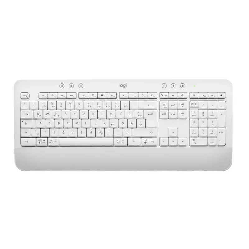 LOGITECH Signature K650 juhtmevaba klaviatuur – valkjas – saksa QWERTZ