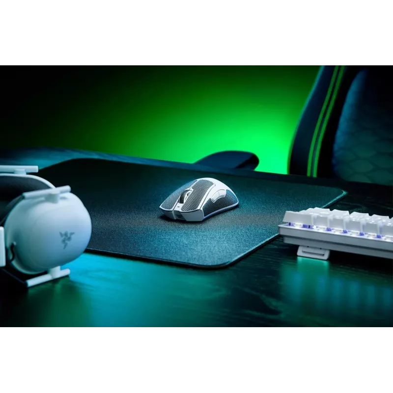 RAZER Deathadder V3 Pro ergonoomiline juhtmevaba / juhtmega mänguhiir valge