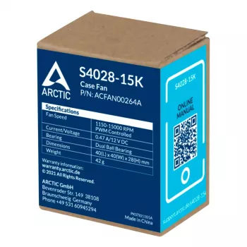 ARCTIC S4028-15K - 40 mm serveri ventilaator