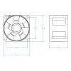 ARCTIC S4028-15K - 40 mm serveri ventilaator