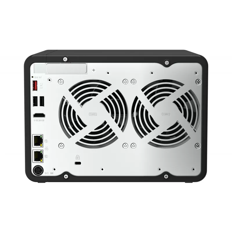 QNAP TS-664 NAS Tower Intel® Celeron® N5095 8 GB DDR4 0 TB QNAP QTS Must, Pronks