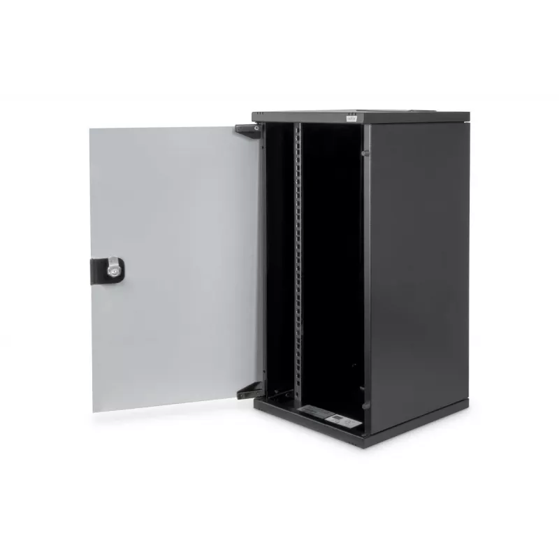DIGITUS seinale paigaldatav kapp 254 mm (10 tolli) – 312 x 300 mm (L x S) Must