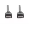 DIGITUS HDMI Ultra High Speed ühenduskaabel, tüüp A M/M, 1 m, koos Ethernetiga, UHD 8K 60p, must