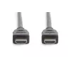 DIGITUS HDMI ülikiire ühenduskaabel, tüüp A M/M, 3 m, Ethernetiga, UHD 8K 60p, must
