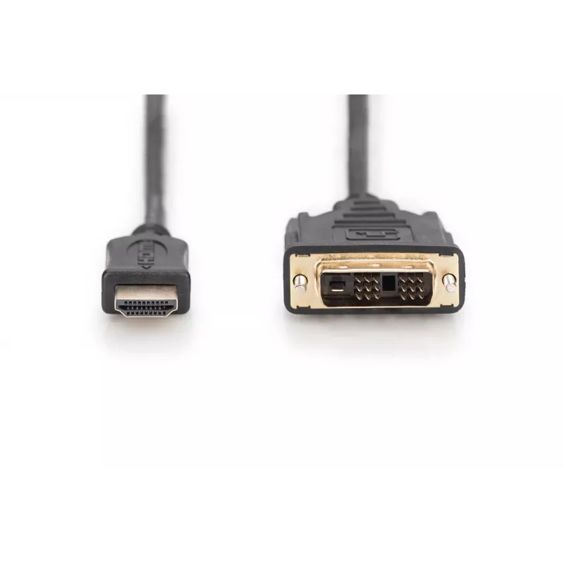 DIGITUS HDMI adapterkaabel, tüüp A-DVI(18+1) M/M, 3m Full HD must