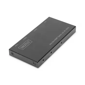 DIGITUS Ultra õhuke HDMI Splitter, 1x2, 4K/60Hz HDR, HDCP 2.2, 18 Gbps, Micro USB toide