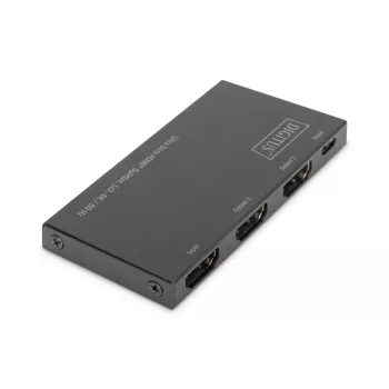 DIGITUS Ultra õhuke HDMI Splitter, 1x2, 4K/60Hz HDR, HDCP 2.2, 18 Gbps, Micro USB toide