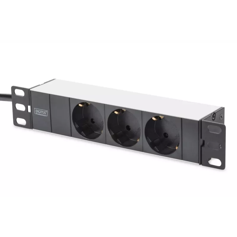 DIGITUS 10-tolline võrgukomplekt - 6U kapp, hall riiul, PDU, 8-pordiline kommutaator, CAT6 patch-paneel
