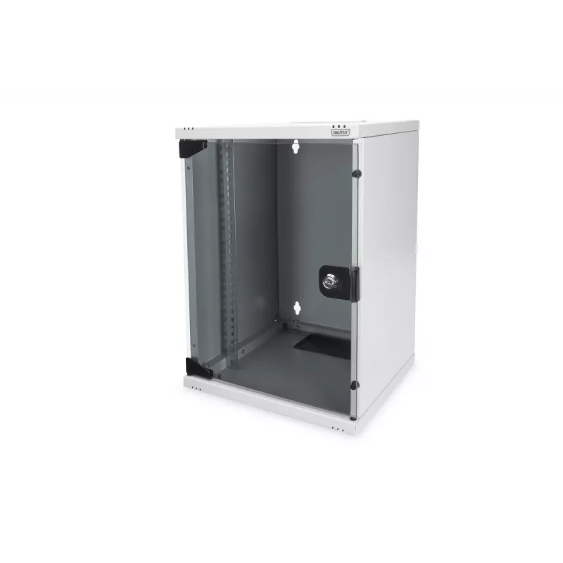 DIGITUS Network Set 10in-9U 312x300mm cabinet shelf PDU 8port patchpanel