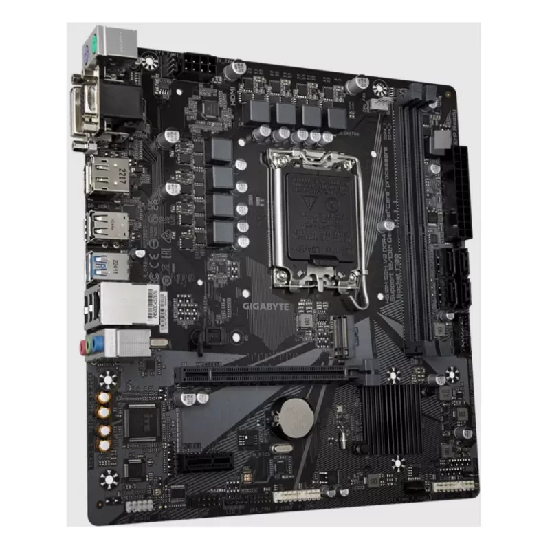 GIGABYTE H610M S2H V2 DDR4 emaplaat – toetab 14. põlvkonna Intel Core protsessoreid, 6+1+1 hübriidfaasiga digitaalne VRM, kuni 3200 MHz DDR4 (OC), 1x PCIe 3.0 M.2, GbE LAN, USB 3.2 Gen 1