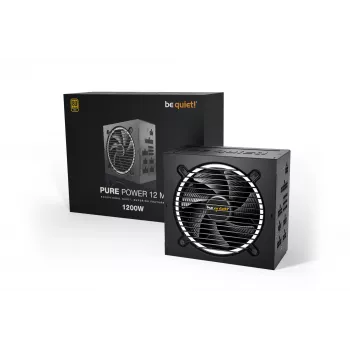 be quiet! PURE POWER 12 M | 1200W toiteplokk 20+4 pin ATX ATX Must