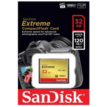 WESTERN DIGITAL SanDisk Extreme Compact Flash 120mb/s 32GB