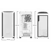 PC Case be quiet! Shadow Base 800 DX Valge Midi Tower