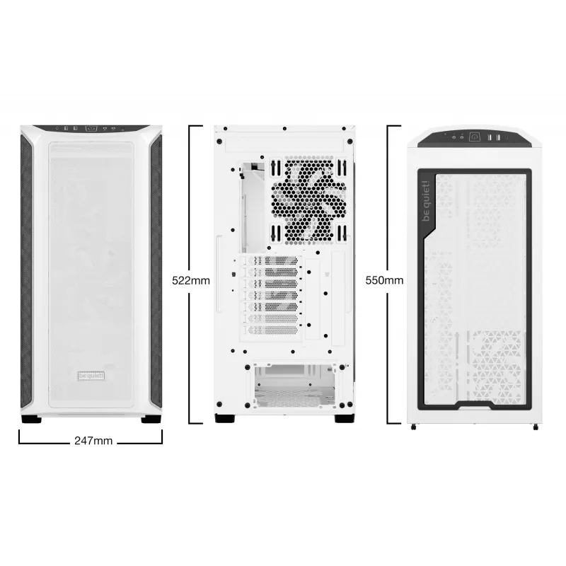 PC Case be quiet! Shadow Base 800 DX Valge Midi Tower