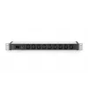 DIGITUS 1U alumiiniumist PDU riiulisse paigaldatav 9x C13 10A 230VAC 50/60Hz IEC C14 sisend 10A kaitse