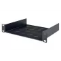 DIGITUS Riiul 1U 10 tolli 44x254x200mm RAL 7035 Must