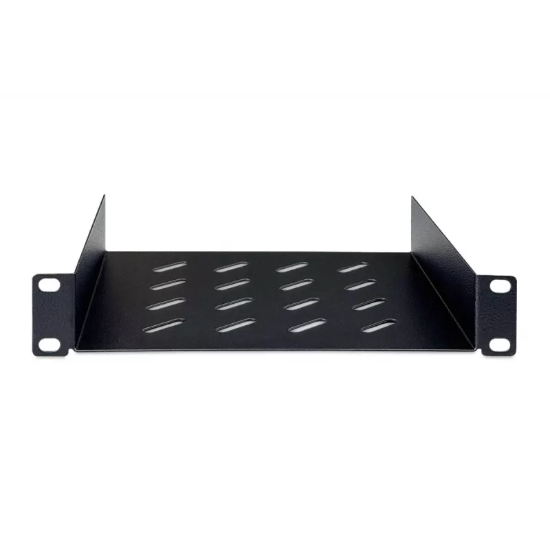 DIGITUS Riiul 1U 10 tolli 44x254x200mm RAL 7035 Must