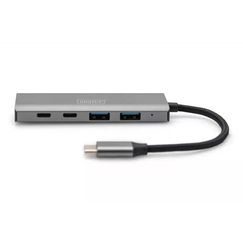 DIGITUS USB-C 4 pordiga jaotur 2x USB-A + 2x USB-C Gen2