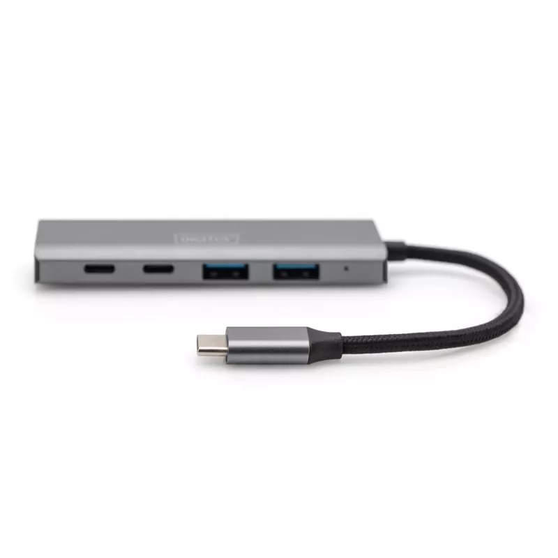 DIGITUS USB-C 4 pordiga jaotur 2x USB-A + 2x USB-C Gen2