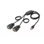 DIGITUS USB 2.0 To 2x Rs232 kaabel 1,5 m