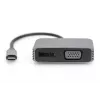 DIGITUS USB Type-CT 4K 2-in-1 DisplayPort + VGA graafikaadapter