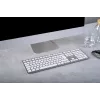 CHERRY KW 9100 õhuke FOR MAC klaviatuur universaalne USB + Bluetooth QWERTZ Saksa Hõbedane