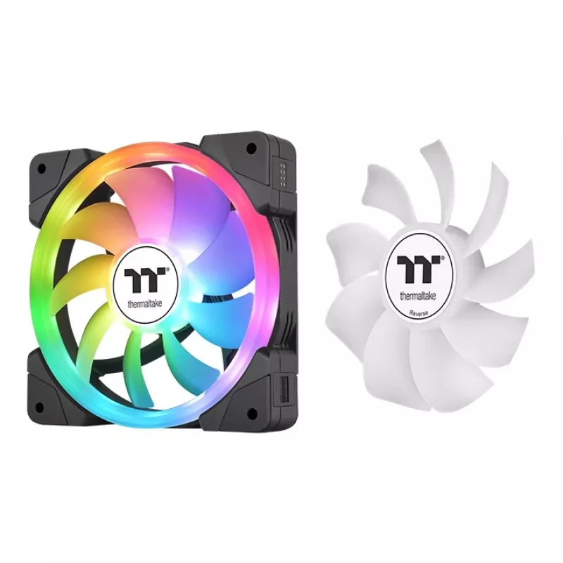 THERMALTAKE arvuti jahutusventilaator - SWAFAN EX14 ARGB Sync TT Premium Edition - 14 cm - Must - 3 tk komplekt