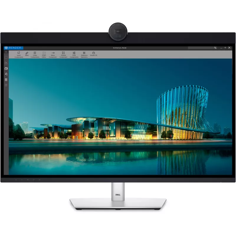 DELL UltraSharp U3224KBA arvutimonitor 80 cm (31,5 tolli) 6144 x 3456 pikslit 6K Ultra HD LCD must, hõbedane