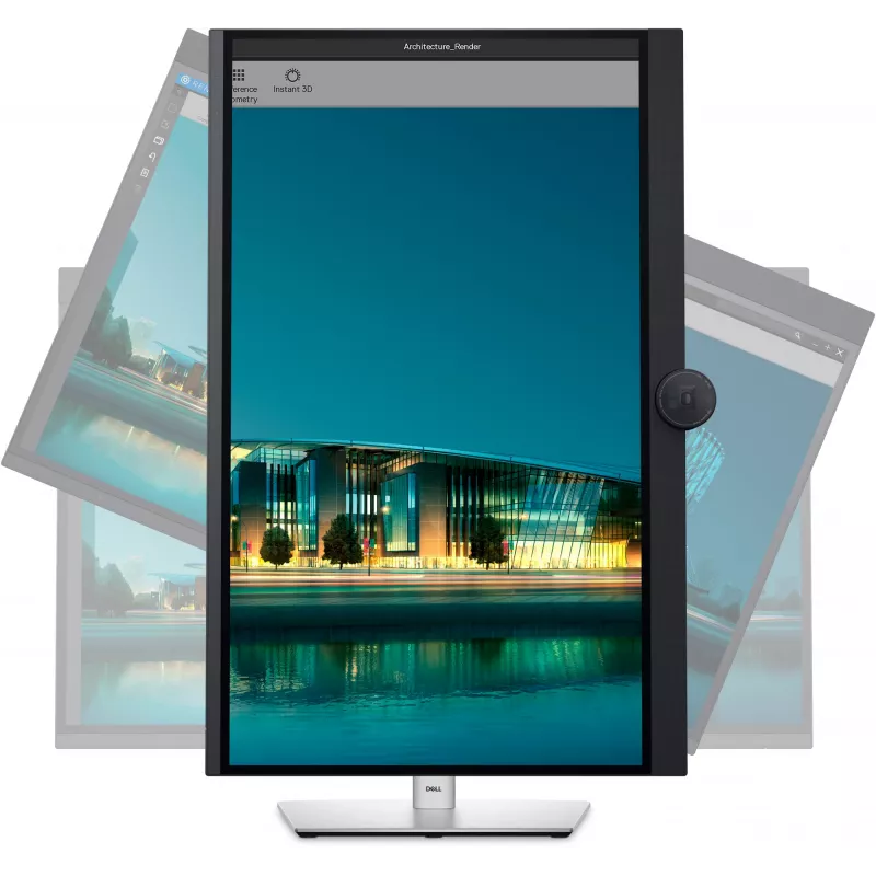 DELL UltraSharp U3224KBA arvutimonitor 80 cm (31,5 tolli) 6144 x 3456 pikslit 6K Ultra HD LCD must, hõbedane