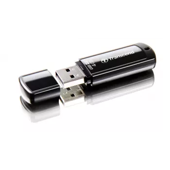 TRANSCEND Jetflash 350 - 4 GB USB-mälupulk - USB 2.0 - Must