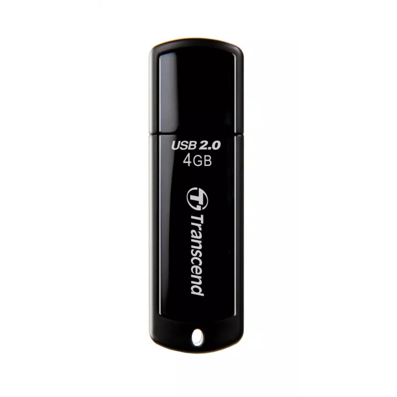 TRANSCEND Jetflash 350 - 4 GB USB-mälupulk - USB 2.0 - Must