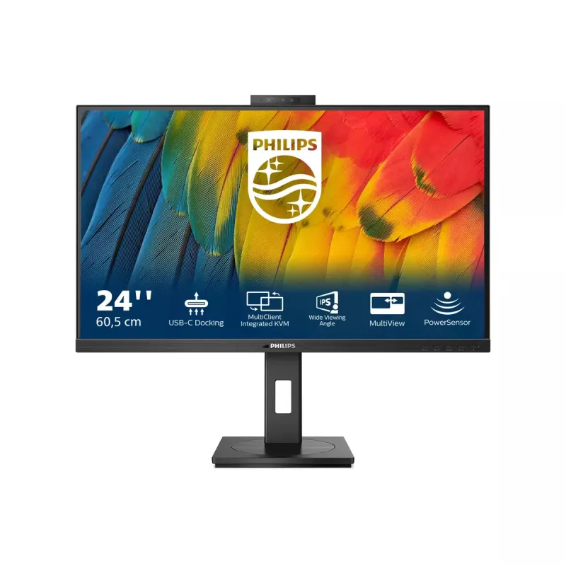 Philips 5000 seeria 24B1U5301H/00 arvutimonitor 60,5 cm (23,8 tolli) 1920 x 1080 pikslit Full HD LCD must