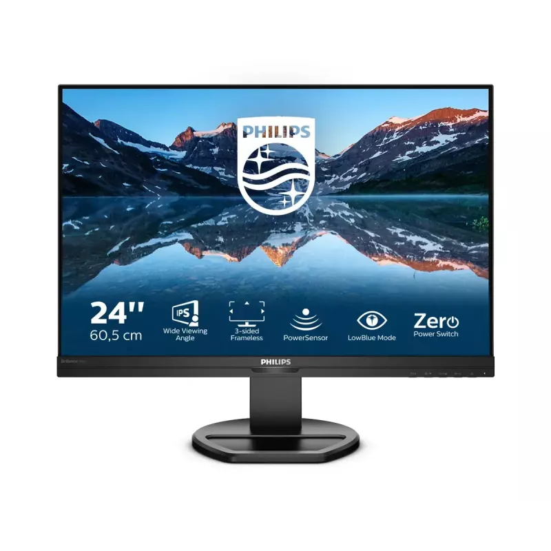 Philips B Line 240B9/00 arvutimonitor 61,2 cm (24,1 tolli) 1920 x 1200 pikslit WUXGA LED must