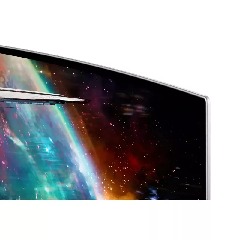 Samsung G95SC arvutimonitor 124,5 cm (49 tolli) 5120 x 1440 pikslit Dual QHD OLED hõbedane