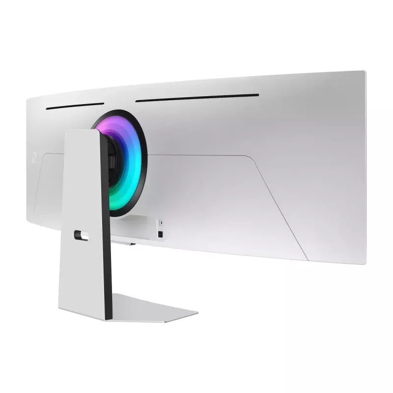Samsung G95SC arvutimonitor 124,5 cm (49 tolli) 5120 x 1440 pikslit Dual QHD OLED hõbedane