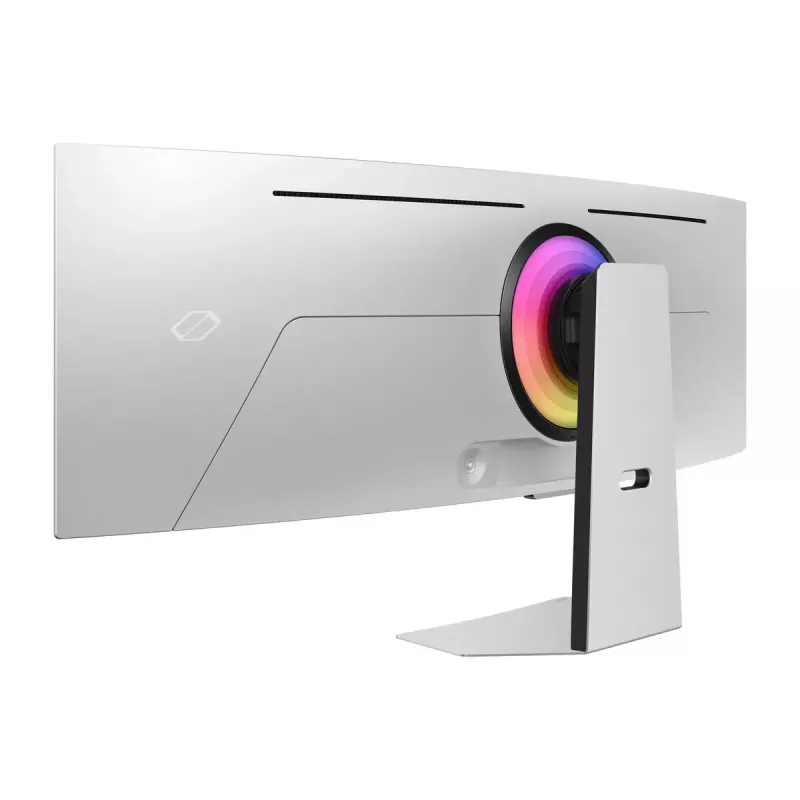 Samsung G95SC arvutimonitor 124,5 cm (49 tolli) 5120 x 1440 pikslit Dual QHD OLED hõbedane